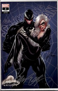 The Amazing Spider-Man #2 Campbell Cover C (2018) Signed by Campbell with COA!