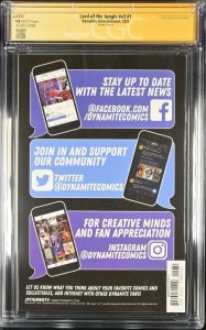 Lord Of The Jungle (2022) # v3 # 1 (CGC 9.8 SS) Signed  Lee weeks * Census = 1