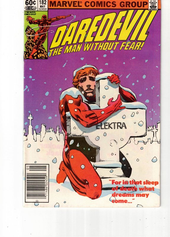 Daredevil #182 (1982) NM- High-Grade Frank Miller DD