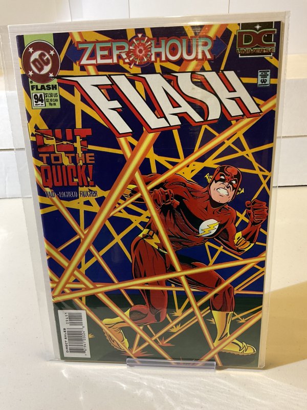 Flash #94  1994  9.0 (our highest grade)  Mark Waid!  Zero Hour!