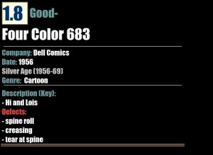 Hi and Lois Four Color 683 (1956) GD- 1.8 Silver Age Dell Comics