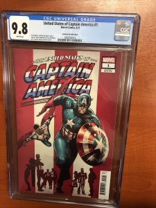 United States Of Captain America #1 (2021) (CGC 9.8 WP) Carnero Variant Cover