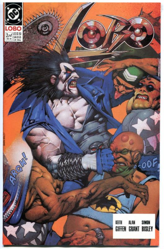 LOBO #2 3 4 set, NM, Mini-series, Simon Bisley, Grant, 1st, 1990, more in store