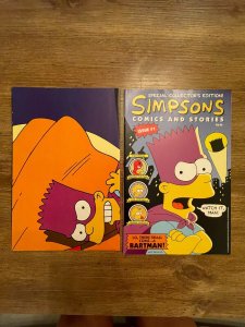 Simpsons Comics & STORIES # 1 NM W/Poly Bag & Poster Bongo Comic Book Homer J945 