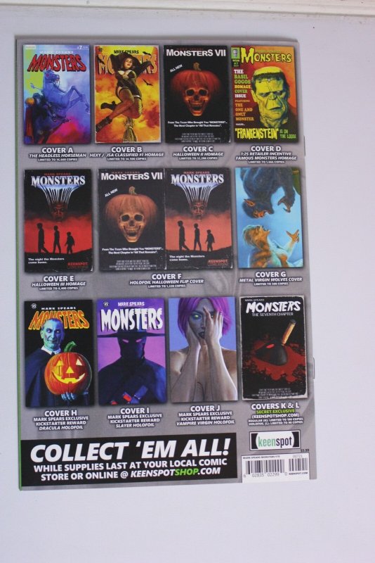 Mark Spears Monsters #7 Cover B Hexy (2025) Keenspot NM