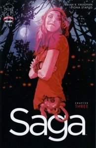 SAGA #3  FIONA STAPLES COVER IMAGE NM.