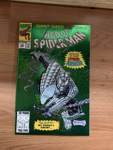 Web Of Spiderman 1993 Giant Sized 100th Issue VF+ High Grade Foil Cover