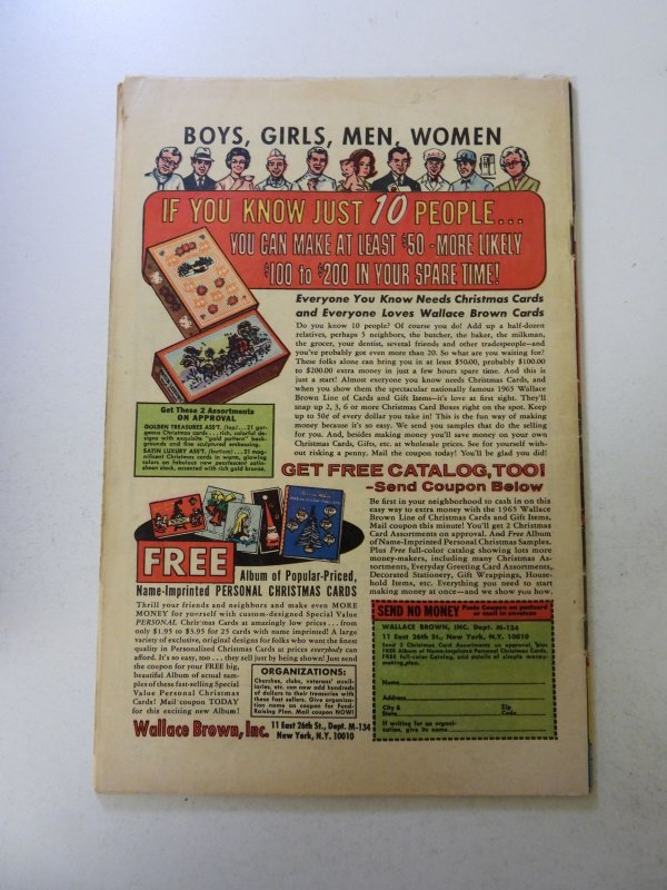 Strange Tales #136 (1965) VG/FN condition pencil back cover