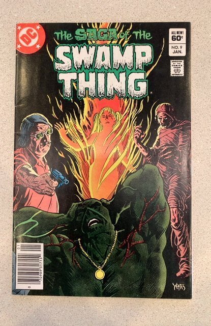 Swamp Thing #9 (1983) Martin Pasko Story Tom Yeates Cover