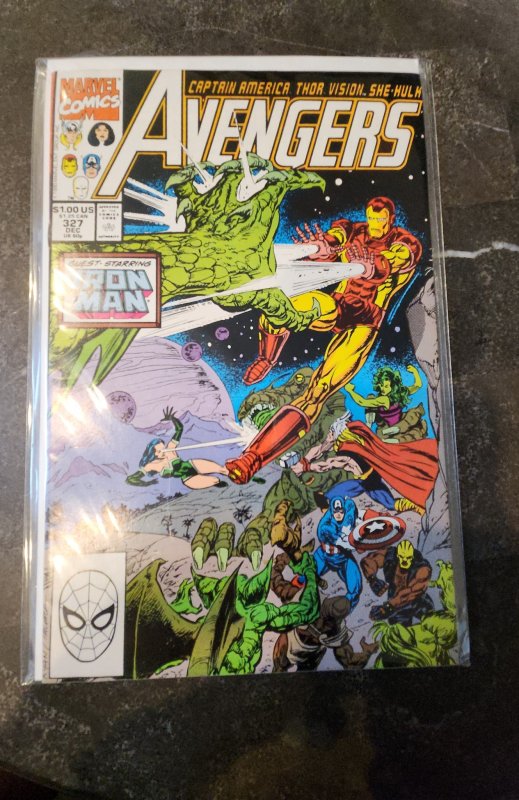 The Avengers #327 Direct Edition (1990)