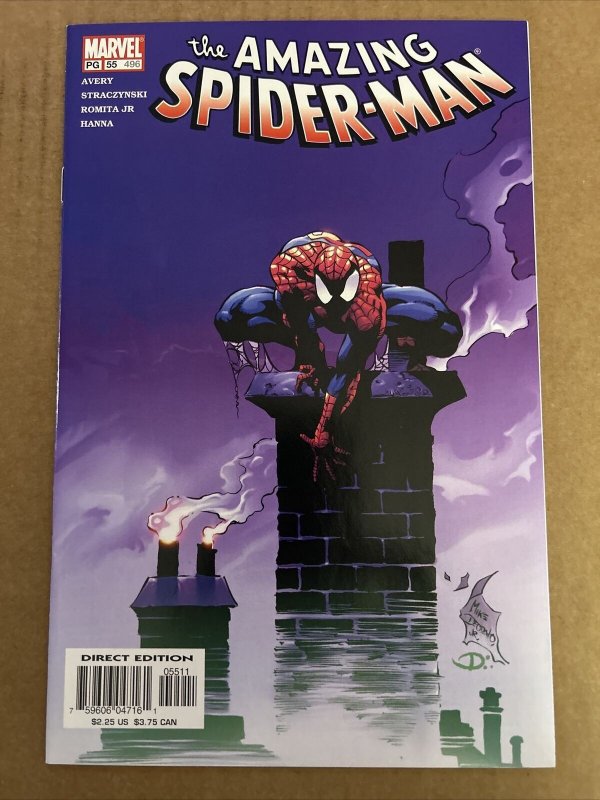 Amazing Spider-Man, The (Vol. 2) #55 FN; Marvel | 496 Deodato Straczynski