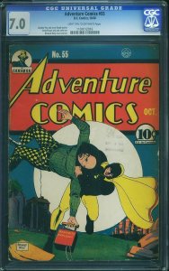 Adventure Comics #55 (1940) CGC 7.0 FVF