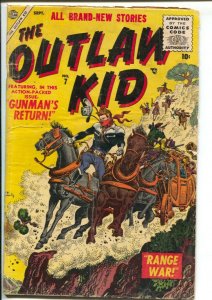 Outlaw Kid #7 1955-Marvel-Joe Maneely-Davy Berg-Doug Wildey-G 