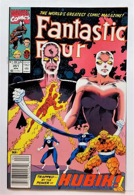 Fantastic Four #351 (April 1991, Marvel) VF Newsstand copy 