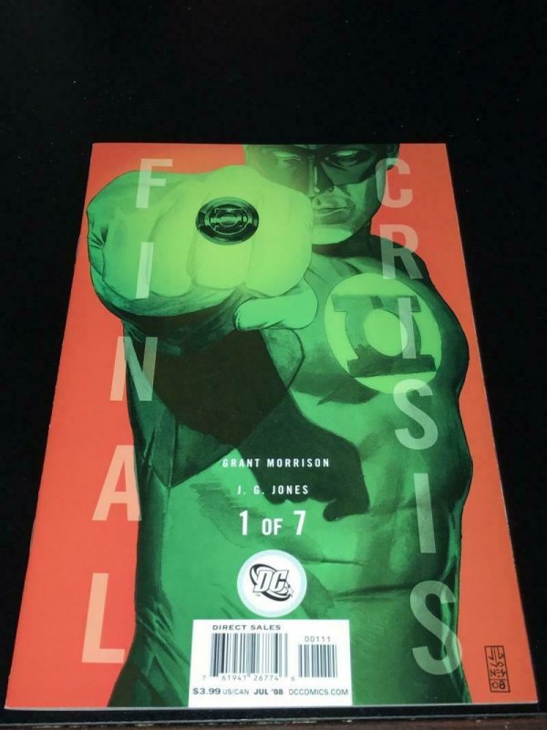 FINAL CRISIS #1, NM, Green Lantern, Grant Morrison, DC, 2008, more in store