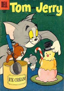 Tom And Jerry Comics #136 FN ; Dell | November 1955 Ice Cream Cover