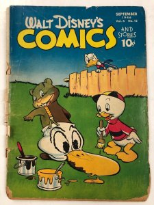 WALT DISNEYS COMICS & STORIES 72 Sept 1946 FAIR classic Golden Age