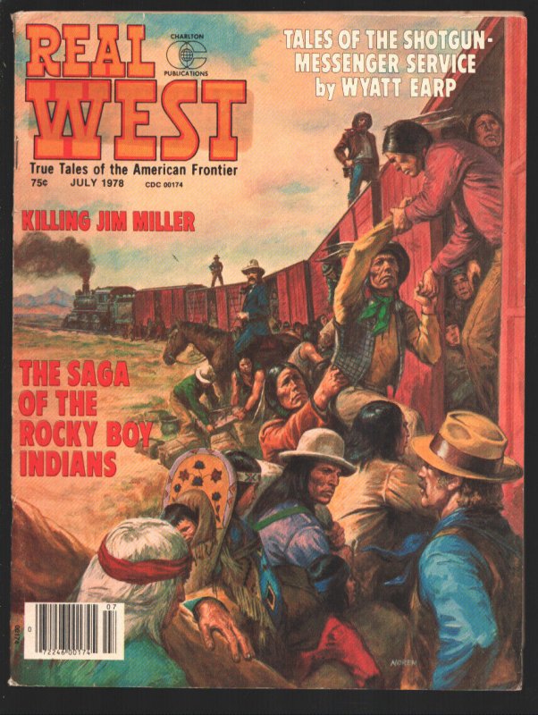 Real West 5/1978-Earl Norem-Tales of The Shotgun-Messenger Service by Wyatt E...