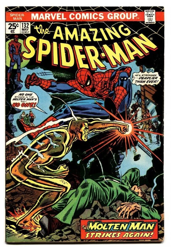 AMAZING SPIDER-MAN #132 comic book-MARVEL COMICS-DOCTOR OCTOPUS