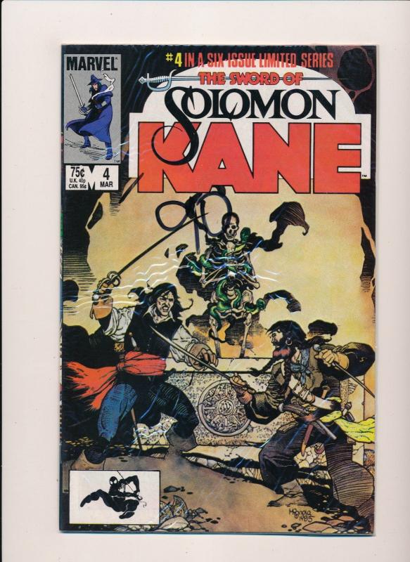 MARVEL COMICS Lot of 3 The Sword of SOLOMON KANE #1,3,4 FINE/VERY FINE (HX911) 