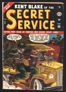 Kent Blake of The Secret Service #11 1953-Atlas-Fighting man behind enemy lines