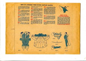 Captain Marvel Flying Paper Toy  - COMPLETE - Shazam! (7.5/8.0) 1944