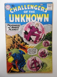 Challengers of the Unknown #8 VG/FN Condition! 1 in cumulative spine split