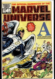 The Official Handbook of the Marvel Universe #1 (1983) Angel