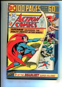 ACTION COMICS #443 (6.0) 4TH WALL!! 1975