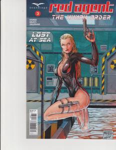 Red Agent Human Order #3 Cover C Zenescope Comic GFT NM Reyes