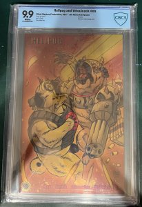 Hellpug and Velocicock #1 2021 Jim Hanna Foil Graded CBCS 9.9 Silent Mayhem GB03
