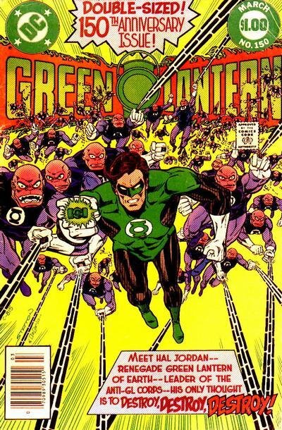 Green Lantern (2nd Series) #150 (Newsstand) FN ; DC | March 1982 Marv Wolfman