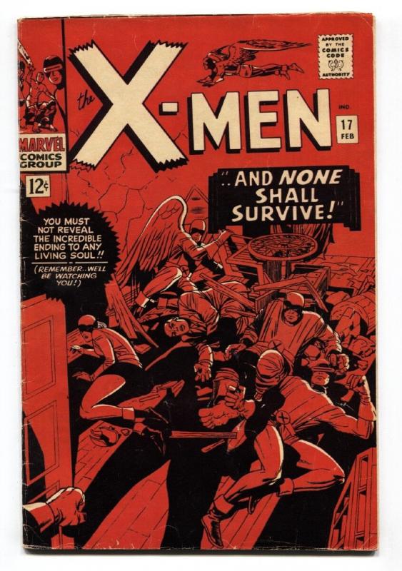 X-MEN #17 1966 comic book-MARVEL SILVER AGE