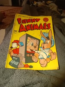 Fawcett's Funny Animals #79 Golden Age Comics 1953 Hoppy The Shazam Marvel Bunny