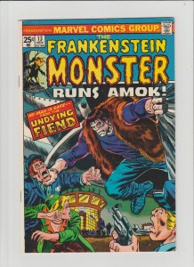 The Frankenstein Monster #13 (1974) FN+