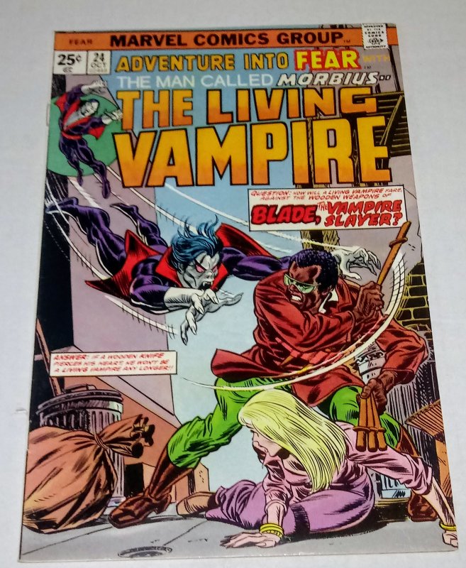 ADVENTURE INTO FEAR #24 BLADE MORBIUS  (id16a)