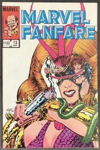 Marvel Fanfare #13 (1984, Marvel) Black Widow. NM-