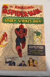 The Amazing Spider-Man #19 (1964)SpideyStrikes back-evil enforcers Ditko tanning