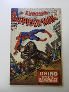 The Amazing Spider-Man #43 (1966) FN- condition stain back cover