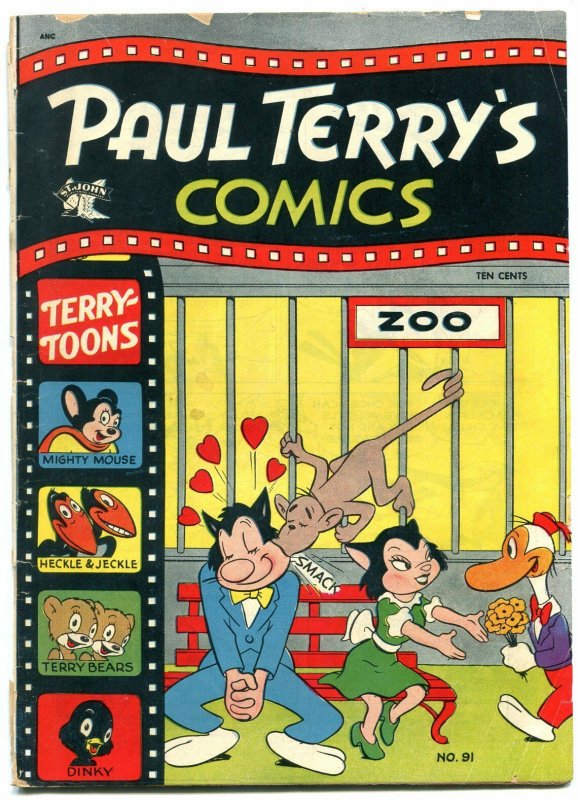 Paul Terry's Comics #91 1952-Mighty Mouse- Heckle & Jeckle G