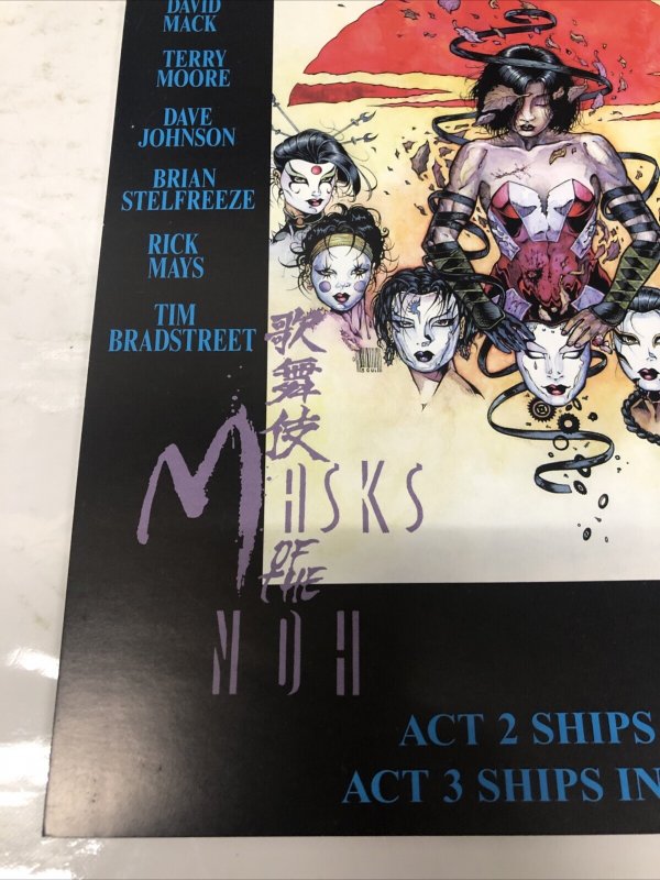 Habuki :Masks Of The Noh (1996) # 1 Variant • Calibar Comics • Signed David Mack