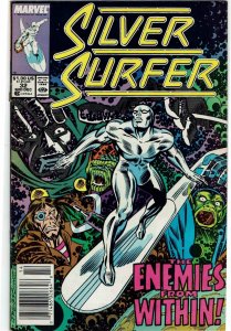 Silver Surfer #32  (1987) Newsstand NM-