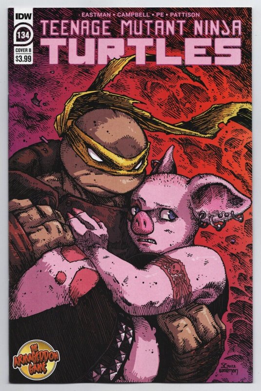 TMNT Teenage Mutant Ninja Turtles #134 Cvr B Eastman (IDW, 2022) NM 