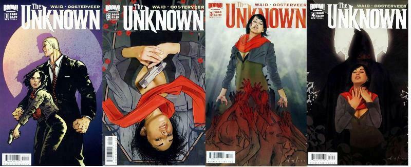 UNKNOWN (2009 BOOM) 1A-4A  Complete Series! COMICS BOOK