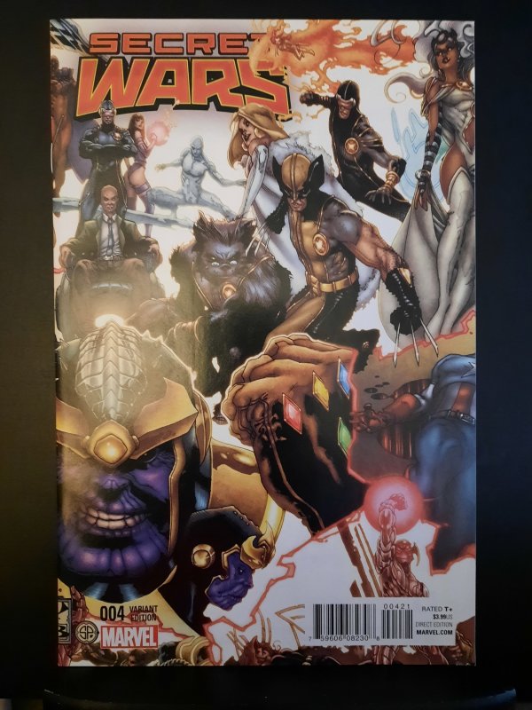 Secret Wars #4 Simone Bianchi 1:20 Variant Cover Thanos X-Men