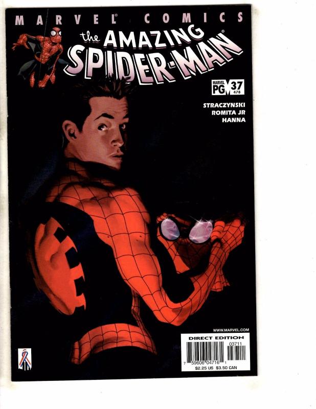 5 Amazing Spider-Man Marvel Comic Books # 478 479 480 481 482 VF-NM Range J268