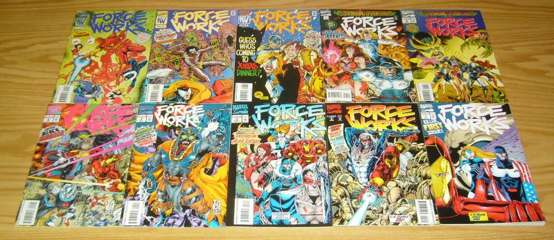 Force Works #1-22 VF/NM complete series - iron man - spider-woman - avengers