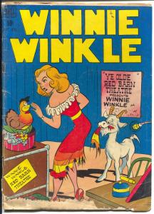 Winnie Winkle #3 1948-Dell-Good Girl Art-FR