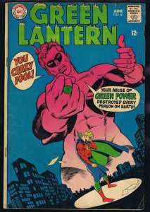 Green Lantern #61 ORIGINAL Vintage 1968 DC Comics