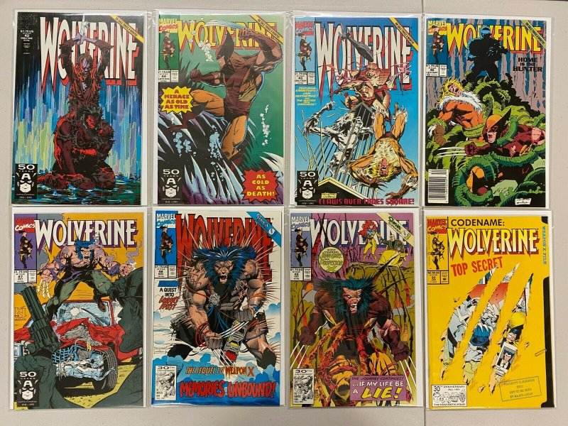 Wolverine comic lot #3-50 all 32 different books 1st Series 6.0 FN (1988-1992)